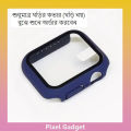 For Apple Watch Case 44mm Watch Series 6/5/4 case with glass protector - Apple Watch Cover, Case + Screen Glass Protector for Series 6/5/4 45MM Full Coverage Case Cover. 