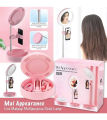 Premium Live Makeup Multipurpose Desk Lamp with Mirror Phone Holder. 
