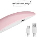 Mini Gel Nail Lamp, Portable Professional 6W UV LED Gel Nail Dryer with USB, Curing Lamp Professional Nail Art Tool Accessory for All Gel Nail Polish. 