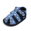 【7Rings Store】（NEW）Baby Boys Roma Sandals, Star Hollow Out Soft Sole Summer Beach Shoes First Walkers. 