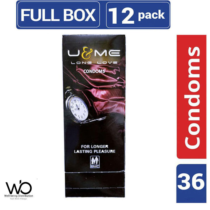 U&Me - Long Love Condom - Full Box - 3x12=36pcs