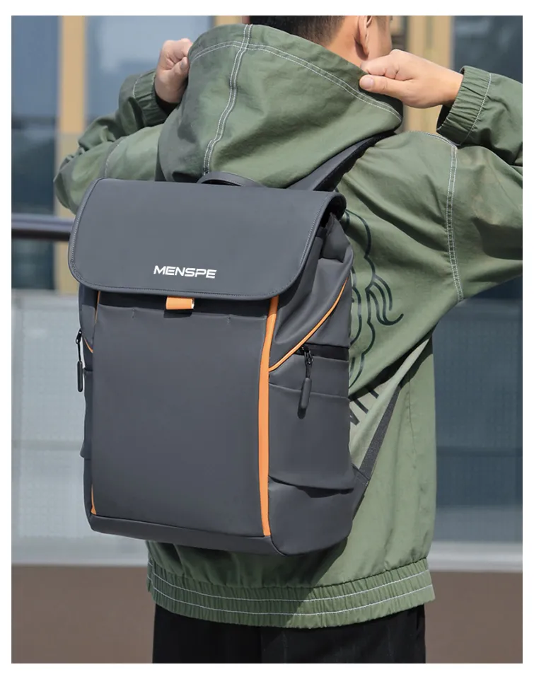 MENSPE Men Laptop Backpack Waterproof Travel Backpack Large