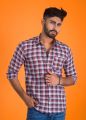 Stylish Cotton Full Sleeve Cheek Shirt For Men. 