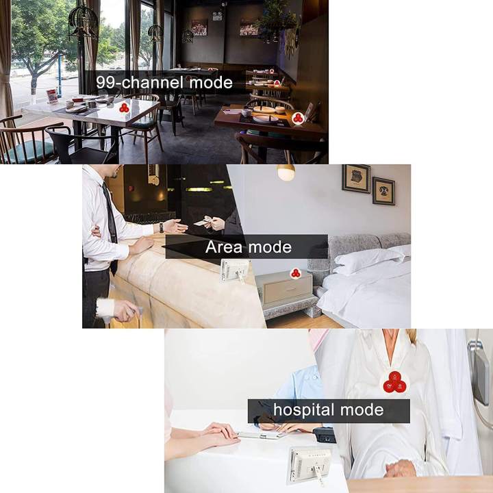 RETEKESS%20T114%20Restaurant%20Table%20Buzzer%20pager%20Waiter%20Service%20Calling%20Queue%20Wireless%20Caregiver%20System%2010%203-Key%20Push%20Button%20for%20Restaurant%20Nursing%20Home%20Cafe%20Bar%20-%20Image%208