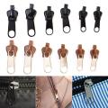 DIY Sewing Tool 6Pcs Replaceable Zipper Repair Kit Zipper Puller Head Portable For Bag Clothes.