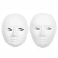 Halloween 5 Pack Paper Mache Masks DIY Painting Mask Graffiti Blank Masks For Halloween Costume Cosplay Party Supplies Home DecorationDolls Accessories. 