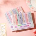 Fluorescent Highlighter Pens New Stationary Supplies Aesthetic Colored Markers Pens Kawaii Double Headed Pastel Highlighters Students. 