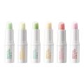 4g Strawberry Peach Fruity Deep Moisture Lip Balm Portable Organic Vitamins Plump Elastic Shiny for Hydrating Lip Care Balm. 