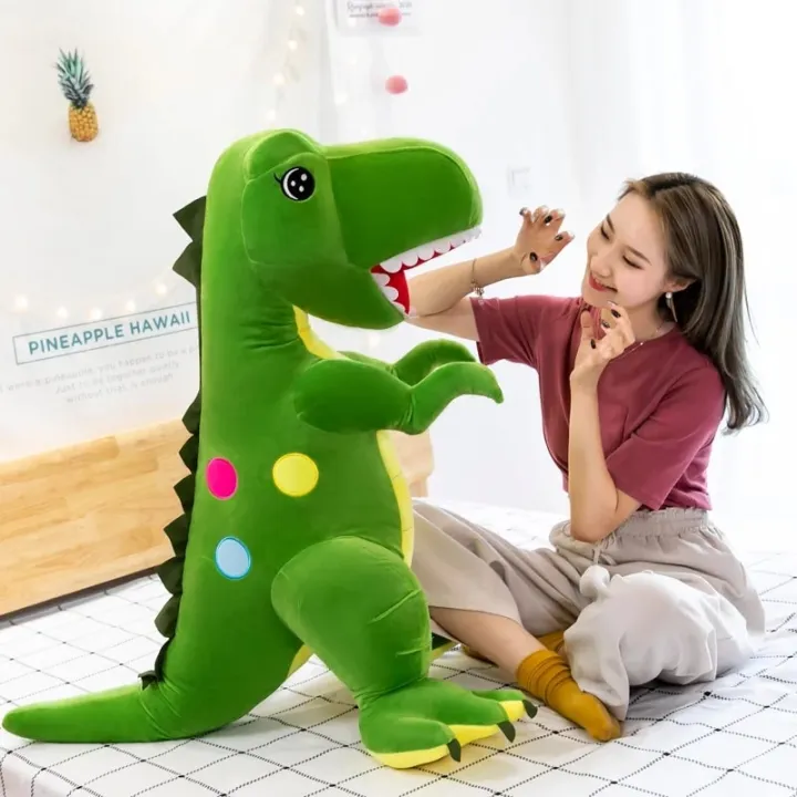 Polka%20Dot%20Dinosaur%20Doll%20Plush%20Toy%20Tyrannosaurus%20Doll%20Doll%20Large%20Pillow%20Plushie%20Stuffed%20Toys%20Best%20Gifts%20-%20Image%202