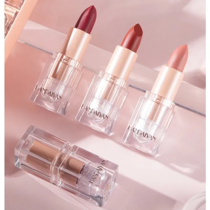 Matte%20Nude%20Lipstick%20Bean%20Paste%20Pink%20Lips%20Makeup%20Waterproof%20Long%20Lasting%20Lip%20Tint%20Cosmetic%20Moisturizer%20Lipstick%20-%20Image%207