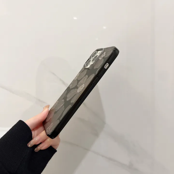 ins%20Oil%20Painting%20Flowers%2015%20Applicable%20iPhone13Pro%20max%20Apple%2012%20Phone%20case%2011%20Painted%2014%20Black%20xs%20Soft%20-%20Image%204