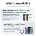 UGREEN Magnetic Phone Stand for Desk Cell Phone Holder Adjustable for iPhone 14 13 12 Pro Max 11 XS , Nintendo Switch, Aluminum Metal Desktop Phone Stand.