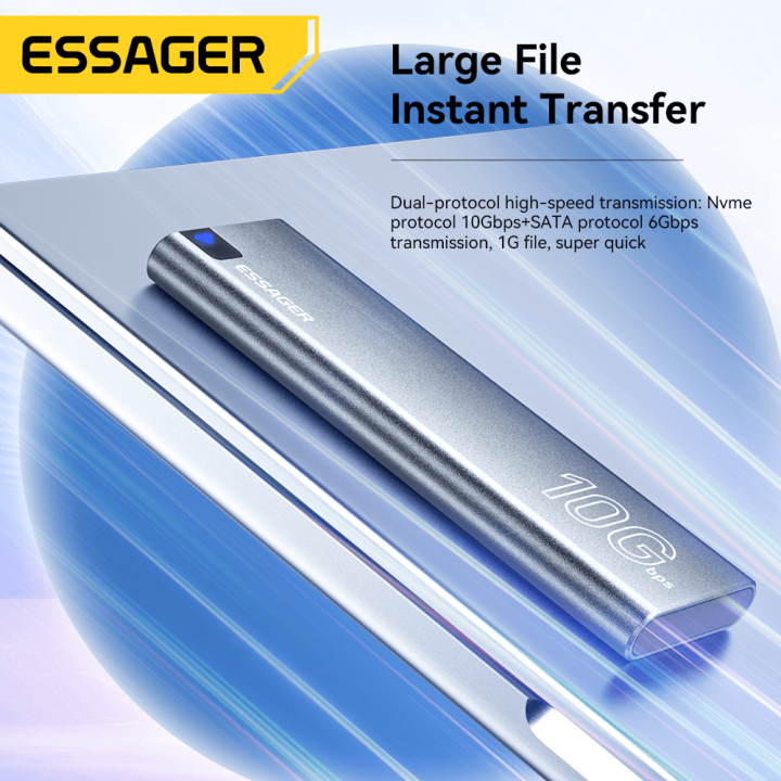 Smalshop%20%EF%BC%9C1018%EF%BC%9EEssager%20External%20Hard%20Drive%20Portable%20SSD%204TB%20USB%203.1/Type-C%20Hard%20Disk%2010GbPS%20High-Speed%20Storage%20For%20Laptop%20Desktop%20Mac%20Phone%20PS5%20-%20Image%204