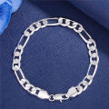 Charm Bracelet Fashion Box Chain Bracelet  for men. 