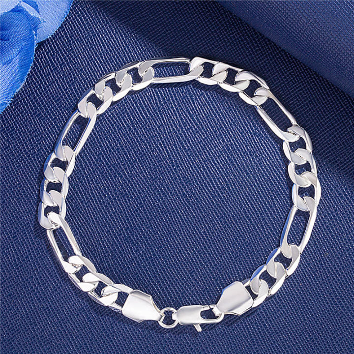 Charm Bracelet Fashion Box Chain Bracelet  for men