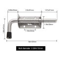 4 Pack 5 Inch Spring Loaded Latch Pin 304 Stainless Steel Door Lock.