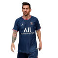Paris Saint Germain (PSG) Home/Away Football Jersey Blue/White Short Sleeve T-shirt Jersey New Season (2021-22) Premium.