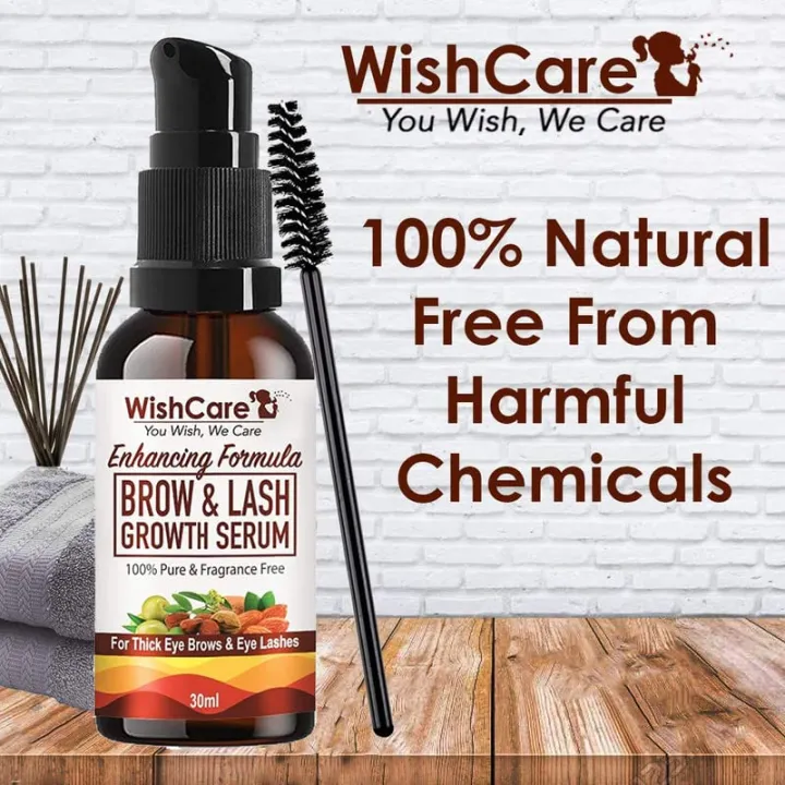 WishCare%20Brow%20&%20Lash%20Growth%20Serum%20-%20EyeBrow%20&%20Eyelash%20Growth%20Oil%20Serum%20With%20Castor%20Oil,%20Almond%20Oil%20&%20Vitamin%20E%20-%2030ml%20-%20Image%203