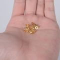 100Pcs/Lot Stainless Steel Gold Color Butterfly Scrolls Ear Post For Jewelry Making DIY Blocked Caps Studs Earring Backs Stopper.