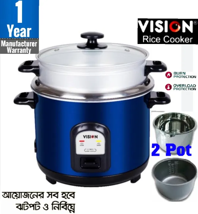 VISION%20RICE%20COOKER%201.8.L%20with%202%20Pot%20(1%20S.S%20&%201%20Aluminium)%20-%20Image%202