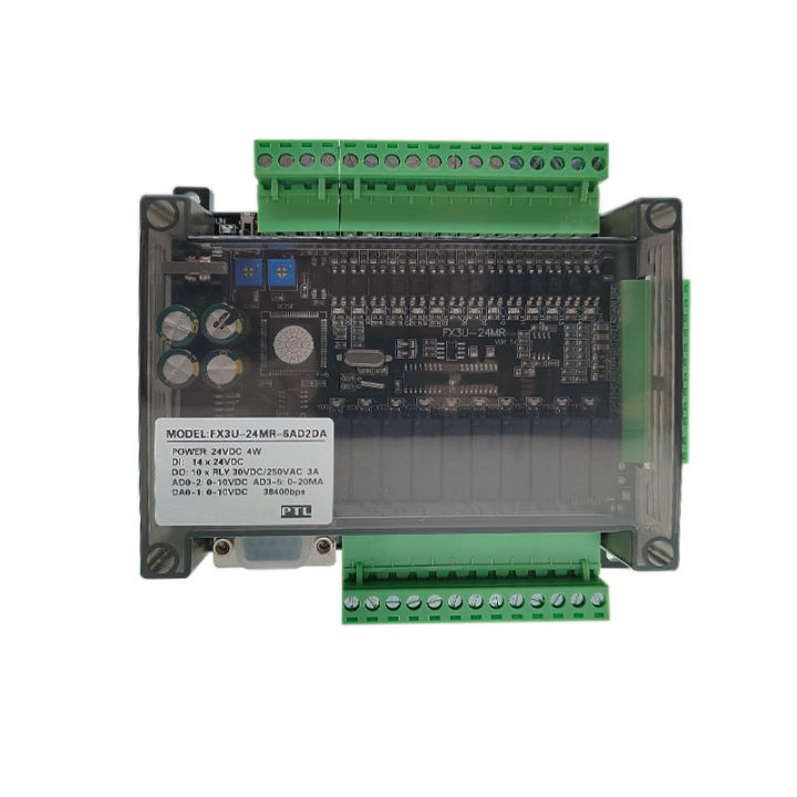 FX3U%2024MR%2024MT%2014%20Input%2010%20Relay%20Output%20With%20RS232%20RS485%2038400bps%20Relay%20Transistor%20PLC%20Programmable%20Logic%20Controller%206AD%202DA%20Superman%20-%20Image%203