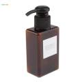 3pcs Foaming Soap Pump Dispenser Cosmetic Container Bottle Brown. 