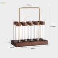 10x Single Bean Storage Tubes Coffee Tubes Coffee Bean Cellars Airtight Sealed Glass Canister Jars for Coffee Lovers. 