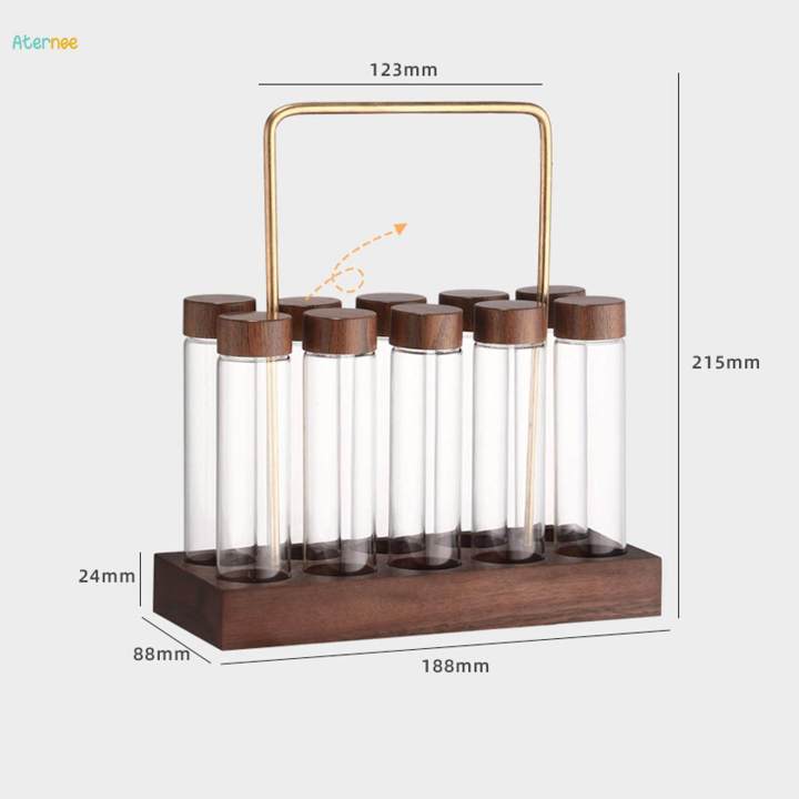 10x%20Single%20Bean%20Storage%20Tubes%20Coffee%20Tubes%20Coffee%20Bean%20Cellars%20Airtight%20Sealed%20Glass%20Canister%20Jars%20for%20Coffee%20Lovers%20-%20Image%205