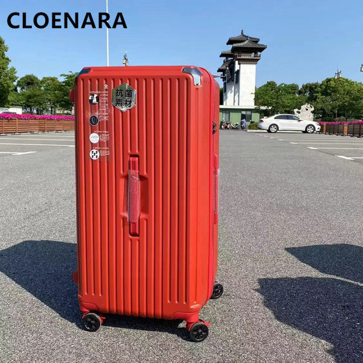 COLENARA 22242628303234 Inch New Luggage Men's Large Capacity Fashion Trolley Bags Women's Family Vacation Suitcase
