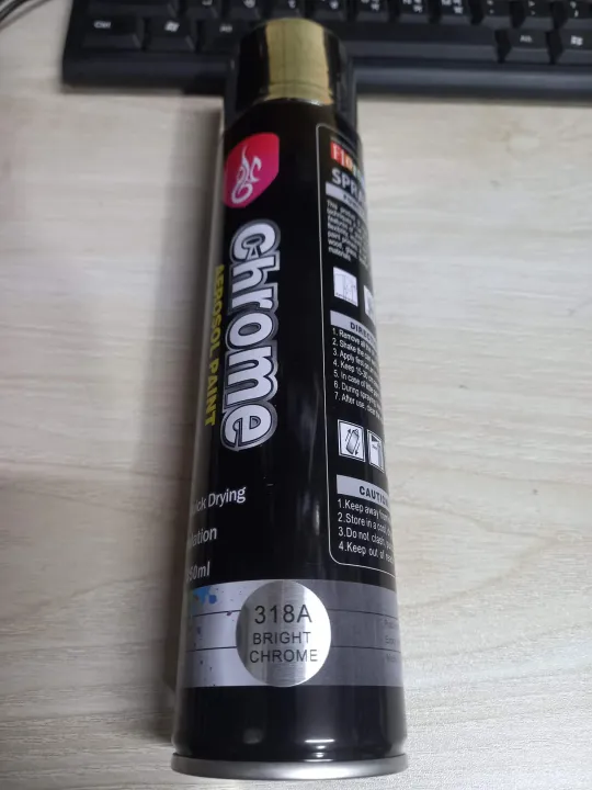 Florence%20Chrome%20Effect%20200mL%20Spray%20Paint%20Chrome%20Effect%20350mL%20Multipurpose%20Chrome%20Effect%20Spray%20Paint%20For%20Bike%20Metal%20Motor%20Cycle%20Car%20Chrome%20Effect%20-%20Image%208