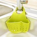 Kitchen Sink Accessories Organizer Space Savers : Adjustable Drain Basket for Soap and Sponge - Convenient Home Storage Solution. 