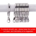 80 Pcs Metal Curtain Ring for Curtains and Poles,Dangling Sliding Eyelet Ring 32 mm Inner Diameter (Silver). 