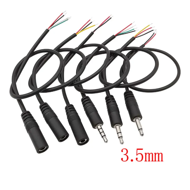 Machine%20Repair%20Extension%20Cable%20IY%20Audio%20Ear/4%20Extreme%20Bare%20Female%20Jack%20Mono%20MM%20Male%20Plug/5/3.5%201%20Piece%202./Stereo%20AUX%202/3%20Line%20Connector%20D%20-%20Image%203