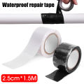 1.5M Self-adhesive Waterproof Tape Patch Bond Seal Repair Stop Leak Proof Adhesive Tape For Bathroom Kitchen Shower Water Pipe Repair 1Roll. 