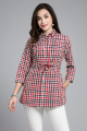 Umaisha Fashion Premium Cotton Shirt Kurti For Women Comfortable Elegant Everyday Casual Wear Outfit.