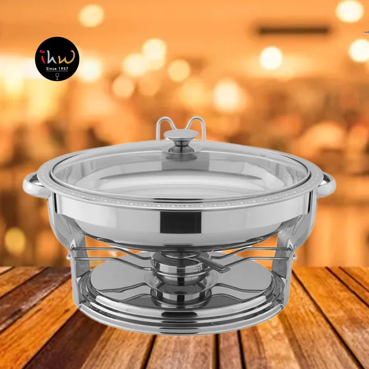 192139%20Food%20Warmer%20Oval%20Shap%20W/Spn%20-%20Silver%20-%20Image%202