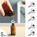 5PCS Mini Kitchen Oil Jams Liquid Funnel Metal Funnel Wide Mouth Funnel For Canning Bottles Kitchen Supplies jingu. 
