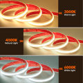 DC 12V 24V COB LED Strip IP68 Waterproof 320Leds/m High Density CRI Ra90 Flexible COB Linear Light Bar Warm/Natural White Light. 