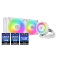 Arctic Liquid Freezer III 280MM ARGB Liquid CPU Cooler White.