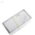 White Wood Refrigerator Fridge Freezer Dolls House Kitchen Decor 1/12 Scale.