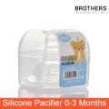 Applebear Silicone Pacifier/Nipple Standard CrossHole Pacifier Size S 0-3 Months 2pcs.