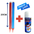 Party Combo Kit - Party Snow Spray, Sparkling Candle Package for Vibrant Party Atmosphere - Pack of 03 Pieces. 