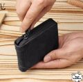 New Arrive RFID Wallet Zipper Wallet Men Stamped Logo Business Gift PU Wallet. 