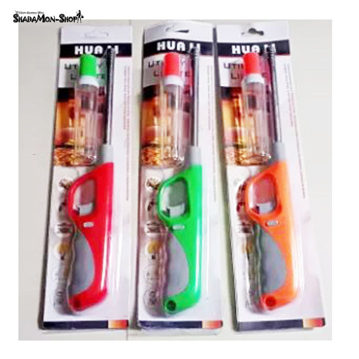 Kitchen Gas Lighter with Gas Refill Multicolor