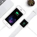 Fast 2 in 1 Smart Watch Wireless Charger For Apple Watch Series 1 2 3 4 USB Magnetic Charging Cable For iPhone 7 8 X Max Good effect and easy to use. 