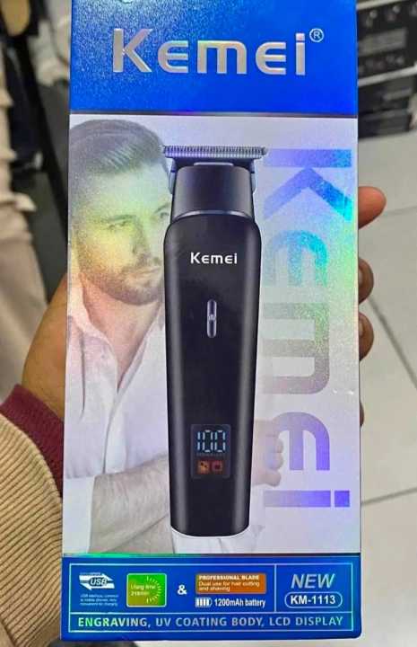 Professional Hair Clipper Kemei KM-1113 Hair and Beard Trimmer