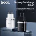 HOCO C12Q 18W Fast Charger For 5V3.1A Travel USB Universal Charger-Eu Plug.