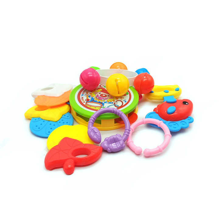 Five Pcs MIMI BELL ERES For New Born Baby Rattle & Teether