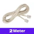 2 Meter Telephone / Landline Phones/ Intercom PBX Ready Cable Extension RJ11. 
