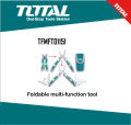 TOTAL Foldable multi-function tool TFMFT01151.